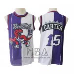 Camiseta Toronto Raptors Vince Carter NO 15 1998-99 Retro Violeta