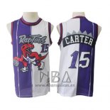 Camiseta Toronto Raptors Vince Carter NO 15 1998-99 Retro Violeta