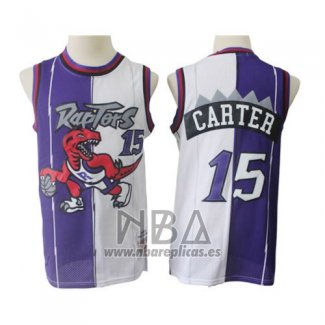 Camiseta Toronto Raptors Vince Carter NO 15 1998-99 Retro Violeta