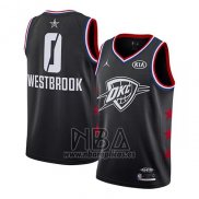 Camiseta All Star 2019 Oklahoma City Thunder Russell Westbrook NO 0 Negro