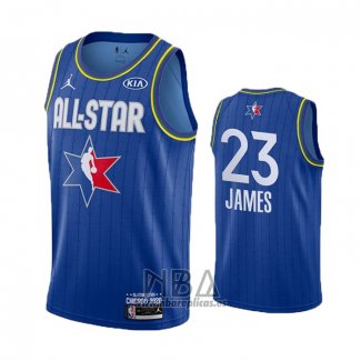 Camiseta All Star 2020 Los Angeles Lakers LeBron James NO 23 Azul