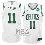 Camiseta Boston Celtics Jayson Tatum NO 11 Association 2018 Blanco