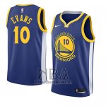 Camiseta Golden State Warriors Jacob Evans NO 10 Icon 2018-19 Azul