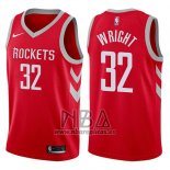Camiseta Houston Rockets Brandan Wright NO 32 Icon 2017-18 Rojo