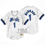 Camiseta Manga Corta Orlando Magic Tracy McGrady NO 1 Blanco