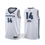 Camiseta Memphis Grizzlies Gorgui Dieng NO 14 Association Blanco