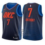 Camiseta Nino Oklahoma City Thunder Carmelo Anthony NO 7 Statement 2017-18 Azul