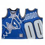 Camiseta Orlando Magic Aaron Gordon NO 0 Mitchell & Ness Big Face Azul
