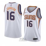 Camiseta Phoenix Suns Tyler Johnson NO 16 Association 2018 Blanco