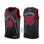 Camiseta Toronto Raptors Freddie Gillespie NO 55 Statement 2020-21 Negro