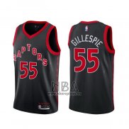 Camiseta Toronto Raptors Freddie Gillespie NO 55 Statement 2020-21 Negro