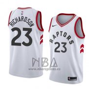 Camiseta Toronto Raptors Malachi Richardson NO 23 Association 2018 Blanco
