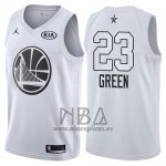 Camiseta All Star 2018 Golden State Warriors Draymond Green NO 23 Blanco