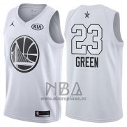 Camiseta All Star 2018 Golden State Warriors Draymond Green NO 23 Blanco