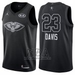 Camiseta All Star 2018 New Orleans Pelicans Anthony Davis NO 23 Negro