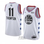 Camiseta All Star 2019 Golden State Warriors Klay Thompson NO 11 Blanco