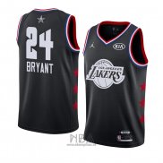 Camiseta All Star 2019 Los Angeles Lakers Kobe Bryant NO 24 Negro