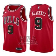 Camiseta Chicago Bulls Antonio Blakeney NO 9 Icon 2017-18 Rojo