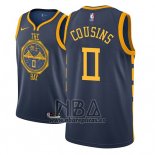 Camiseta Golden State Warriors Demarcus Cousins NO 0 Ciudad 2018-19 Azul