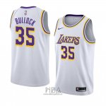 Camiseta Los Angeles Lakers Reggie Bullock NO 35 Association 2018-19 Blanco