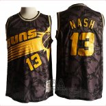 Camiseta Phoenix Suns Steve Nash NO 13 Hardwood Classics Negro