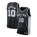 Camiseta San Antonio Spurs DeMar DeRozan NO 10 Icon 2020-21 Negro
