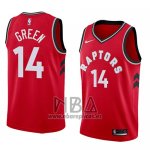 Camiseta Toronto Raptors Danny Green NO 14 Icon 2018 Rojo