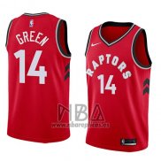 Camiseta Toronto Raptors Danny Green NO 14 Icon 2018 Rojo