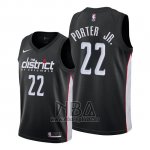 Camiseta Washington Wizards Otto Porter Jr. NO 22 Ciudad Edition Negro
