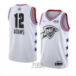 Camiseta All Star 2019 Oklahoma City Thunder Steven Adams NO 12 Blanco