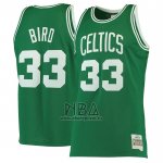 Camiseta Boston Celtics Larry Bird NO 33 Mitchell & Ness 1985-86 Verde