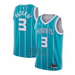 Camiseta Charlotte Hornets Terry Rozier III NO 3 Icon 2020-21 Verde