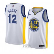 Camiseta Golden State Warriors Danuel House NO 12 Association 2018 Blanco