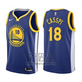 Camiseta Golden State Warriors Omri Casspi NO 18 Icon 2017-18 Azul
