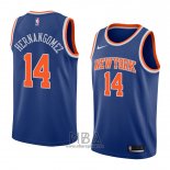 Camiseta New York Knicks Willy Hernangomez NO 14 Icon 2018 Azul