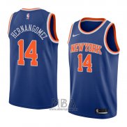 Camiseta New York Knicks Willy Hernangomez NO 14 Icon 2018 Azul
