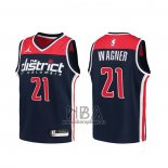 Camiseta Nino Washington Wizards Moritz Wagner NO 21 Association 2020-21 Azul