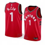 Camiseta Toronto Raptors Patrick McCaw NO 1 Icon 2018 Rojo