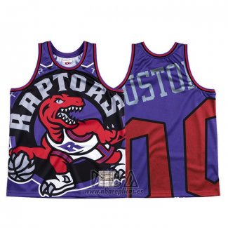Camiseta Toronto Raptors Personalizada NO 0 Mitchell & Ness Big Face Violeta