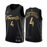 Camiseta Toronto Raptors Rondae Hollis-Jefferson NO 4 Ciudad Edition Negro