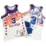 Camiseta All Star 2003 Allen Iverson NO 3 Mitchell & Ness Blanco