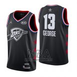 Camiseta All Star 2019 Oklahoma City Thunder Paul George NO 13 Negro