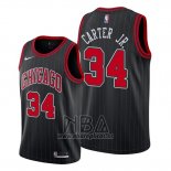 Camiseta Chicago Bulls Wendell Carter Jr. NO 34 Statement Edition Negro