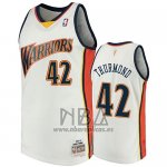 Camiseta Golden State Warriors Nathaniel Thurmond NO 42 2009-10 Hardwood Classics Blanco