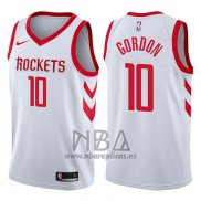 Camiseta Houston Rockets Eric Gordon NO 10 Swingman Association 2017-18 Blanco