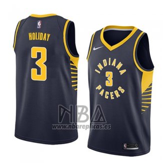 Camiseta Indiana Pacers Aaron Holiday NO 3 Icon 2018 Azul