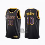 Camiseta Los Angeles Lakers Jared Dudley NO 10 Earned 2020-21 Negro