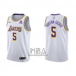 Camiseta Los Angeles Lakers Talen Horton-Tucker NO 5 Association 2021-22 Blanco