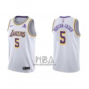 Camiseta Los Angeles Lakers Talen Horton-Tucker NO 5 Association 2021-22 Blanco