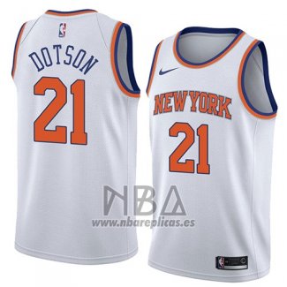 Camiseta New York Knicks Damyean Dotson NO 21 Association 2018 Blanco